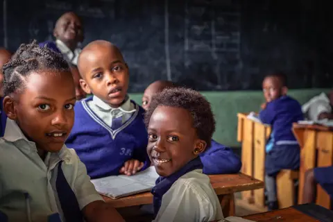 Building a library in a school