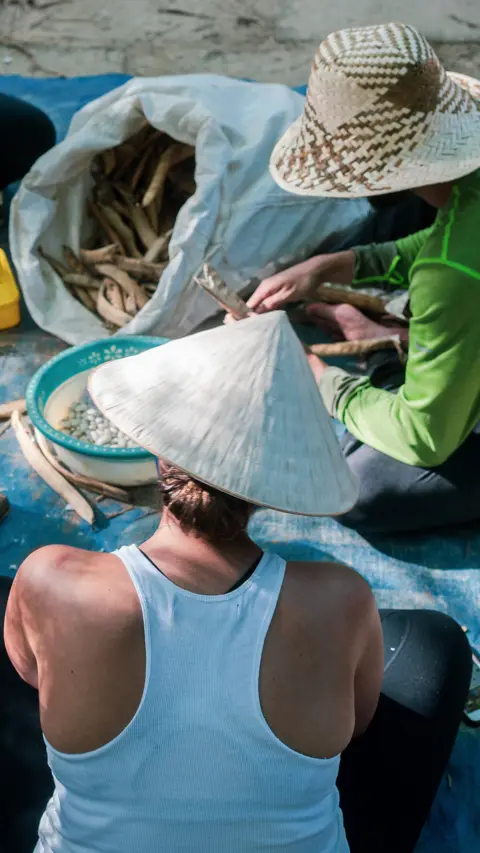 Living on a farm in Vietnam
