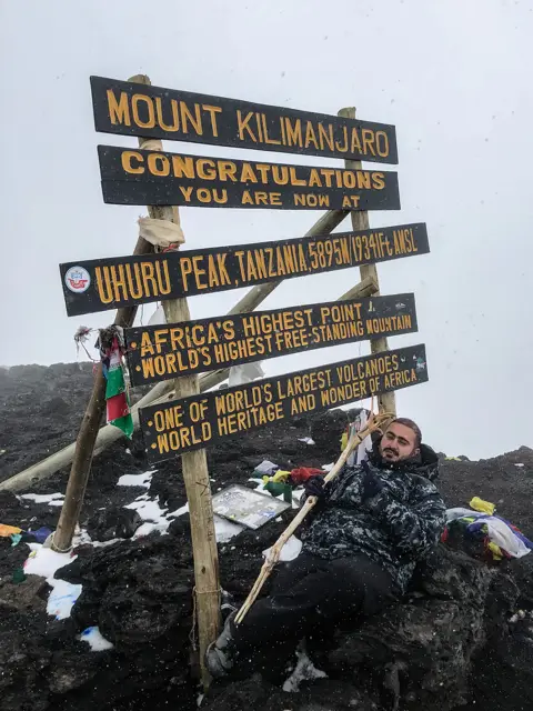 Ahmed in Kilimanjaro